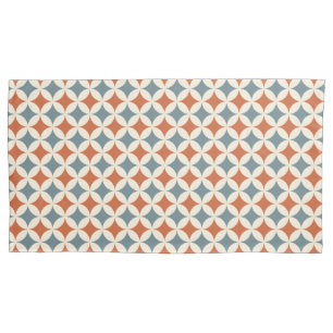 Housse D'oreillers Couleurs rétro Mi-Siècle Cercles modernes
