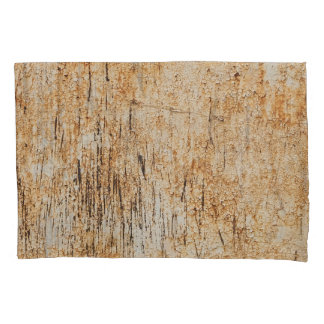 Housse D'oreillers Couleurs rustiques entrelacées dans une texture mé