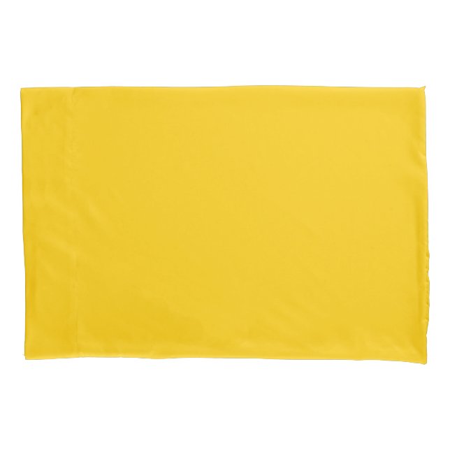 Housse D'oreillers Coussin jaune clair clair simple (devant)