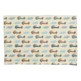 Housse D'oreillers Coussin Sham Toy Avion