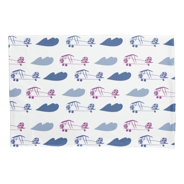 Housse D'oreillers Coussin Sham Toy Avion (devant-gauche)
