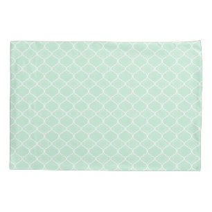 Housse D'oreillers Coussins géométriques verts en bon état de motif