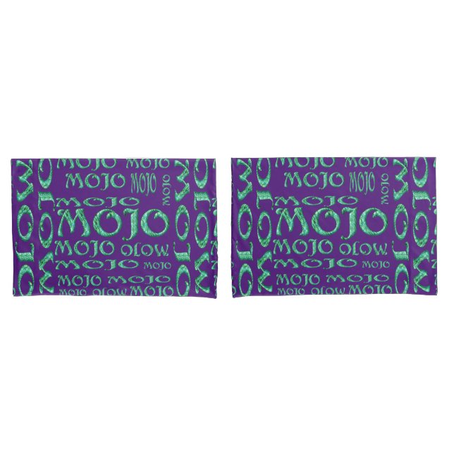 Housse D'oreillers Coutumes mojo violet (devant-Set)