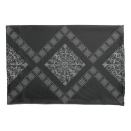 Housse D'oreillers Couvercle en dentelle noire