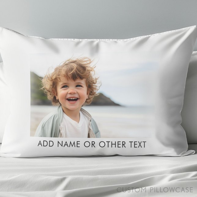 Housse D'oreillers Créer votre propre Galerie de photos simple bordur (Custom Pillowcase with Photo Collage)
