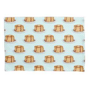 Housse D'oreillers Crêpes avec sirop d'érable et Motif Polkadot