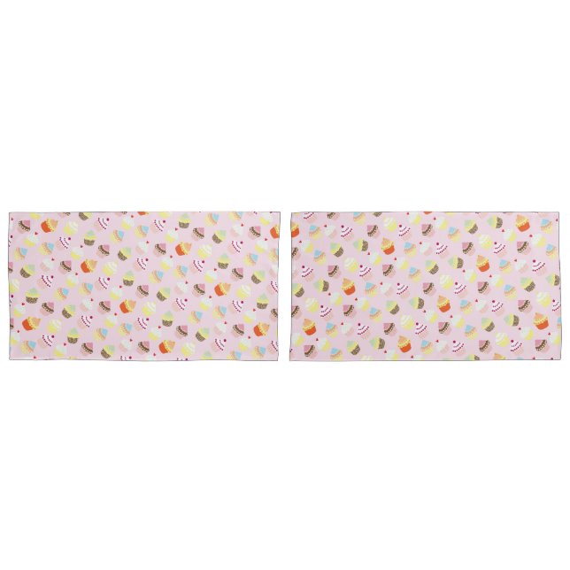 Housse D'oreillers Cupcake Party Pillowcases (devant-Set)