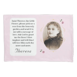 Housse D'oreillers Customizable Patron Saint (St. Therese)