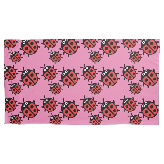 Housse D'oreillers Cute Kids ladybird Family Pillowcase (devant)