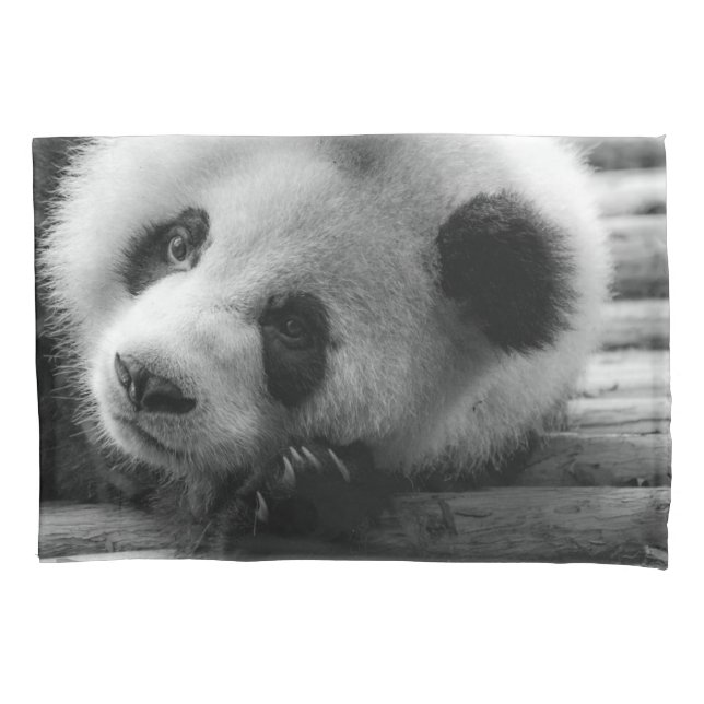 Housse D'oreillers Cutest Baby Animals | Giant Panda Bear Cub (devant)