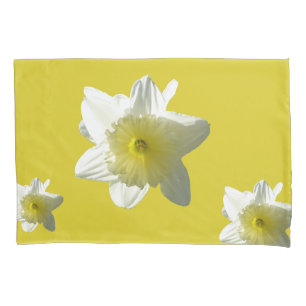 Housse D'oreillers Daffodils Fleurs de printemps Gros plan Coussin Co
