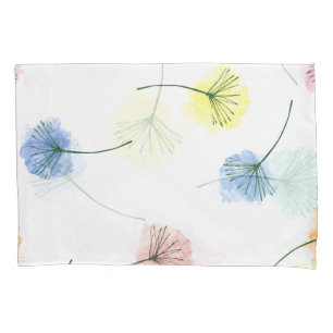 Housse D'oreillers Dansons Motif floral aquarelle