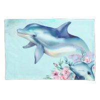 Dauphin aquarelle peint
