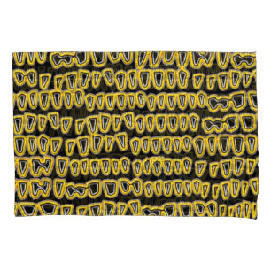 Housse D'oreillers Dentiste dentaire Orthodontiste NEON jaune