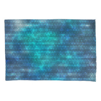 Housse D'oreillers Design arrière - plan bleu abstrait créatif.