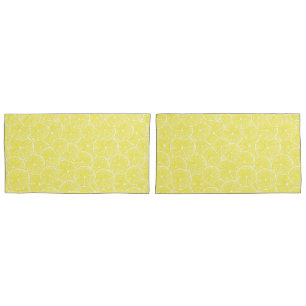 Housse D'oreillers Design motif de tranches de citron