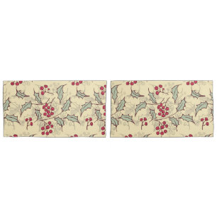 Housse D'oreillers Design motif Holly berry