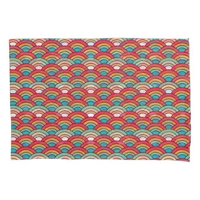 Housse D'oreillers Design Motif traditionnel sans couture élégant (devant)