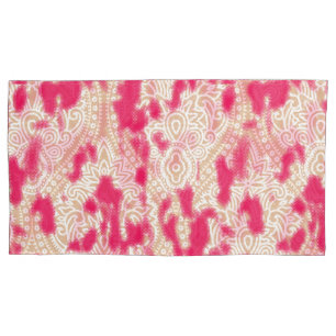 Housse D'oreillers Design textile complexe avec un riche rose
