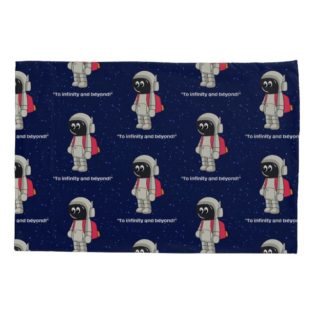 HOUSSE D'OREILLERS DEVIS ASTRONAUT (Dos)