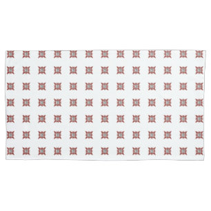 Housse D'oreillers Diamant rose