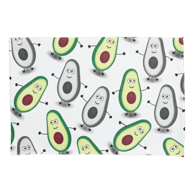 Housse D'oreillers Double motif d'avocat (devant)