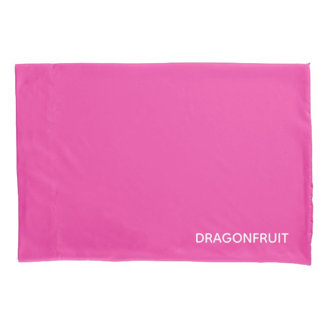 Housse D'oreillers Dragonfruit pink color (devant)