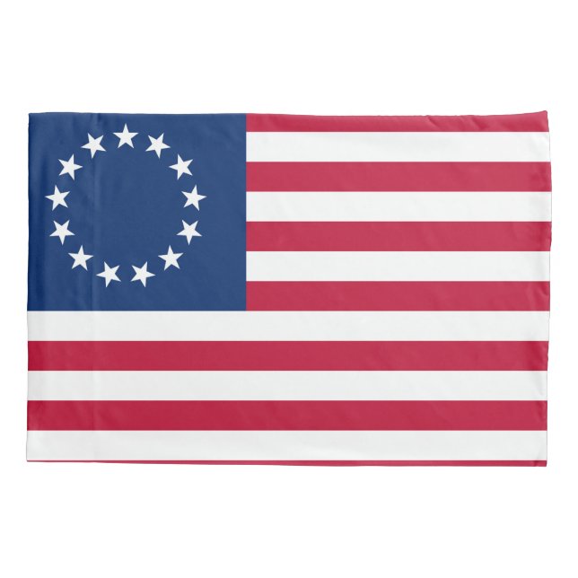 Housse D'oreillers Drapeau Betsy Ross (Dos)