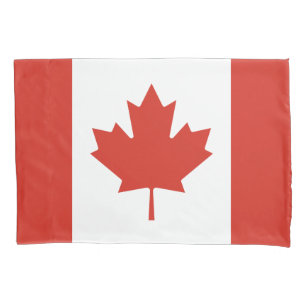 Housse D'oreillers Drapeau canadien patriotique