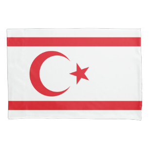 Housse D'oreillers Drapeau de Chypre du Nord