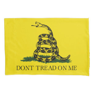 Housse D'oreillers Drapeau de gadsden (Ne pas me filer) (Drapeau de s