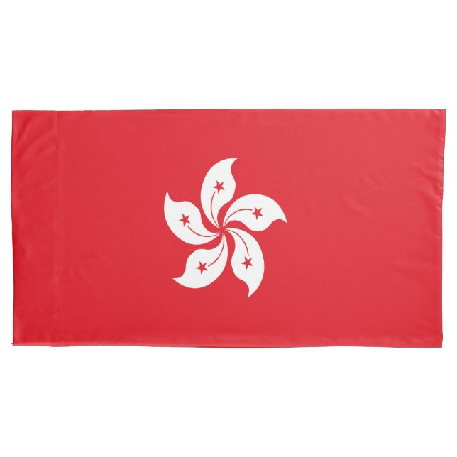 Housse D'oreillers Drapeau de Hong Kong (devant)