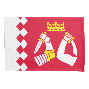 Housse D'oreillers Drapeau de la Carélie du Nord