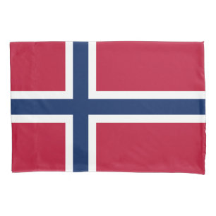 Housse D'oreillers Drapeau de la Norvège