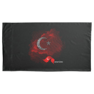 Housse D'oreillers Drapeau de la Turquie