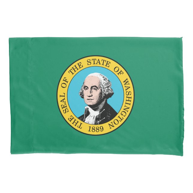 Housse D'oreillers Drapeau de l'État de Washington (devant)