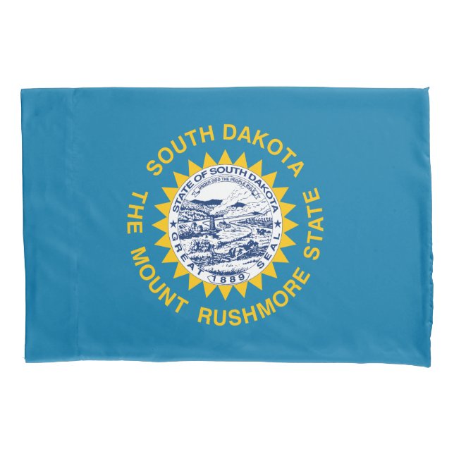 Housse D'oreillers Drapeau de l'État du Dakota du Sud (devant)
