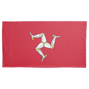 Housse D'oreillers Drapeau de l'île de Man