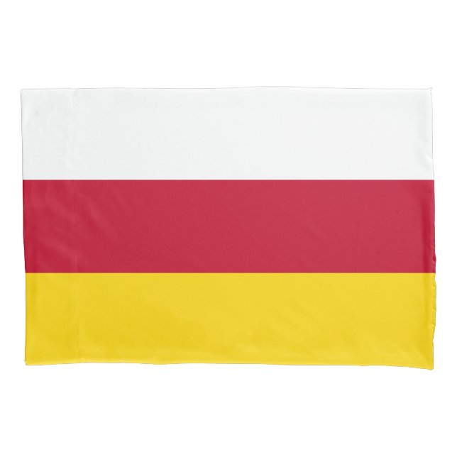 Housse D'oreillers Drapeau de l'Ossétie du Nord (devant)