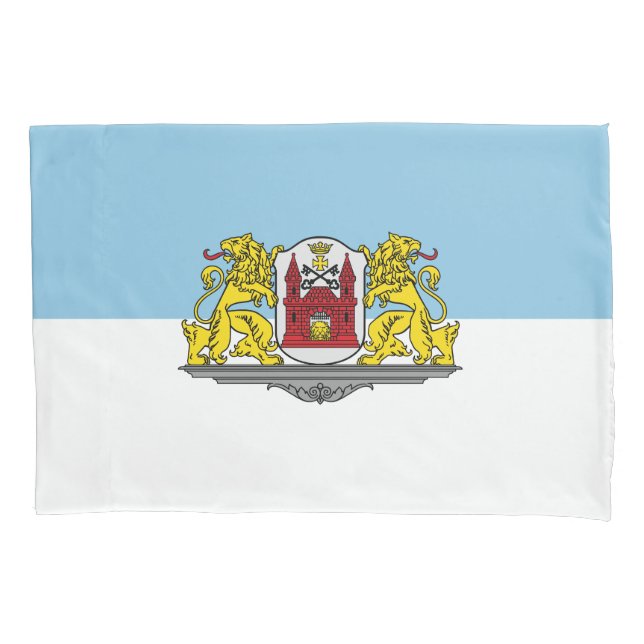 Housse D'oreillers Drapeau de Riga, Lettonie (devant)