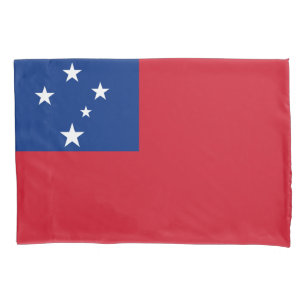 Housse D'oreillers Drapeau de Samoa