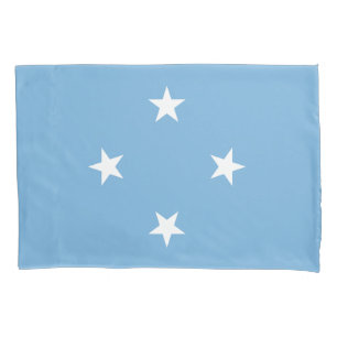 Housse D'oreillers Drapeau des États fédérés de Micronésie