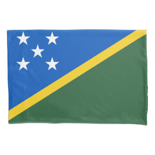 Housse D'oreillers Drapeau des Îles Salomon