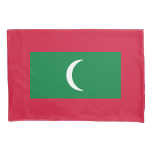 Housse D'oreillers Drapeau des Maldives