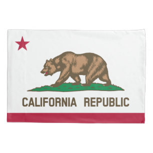 Housse D'oreillers Drapeau d'État de Californie