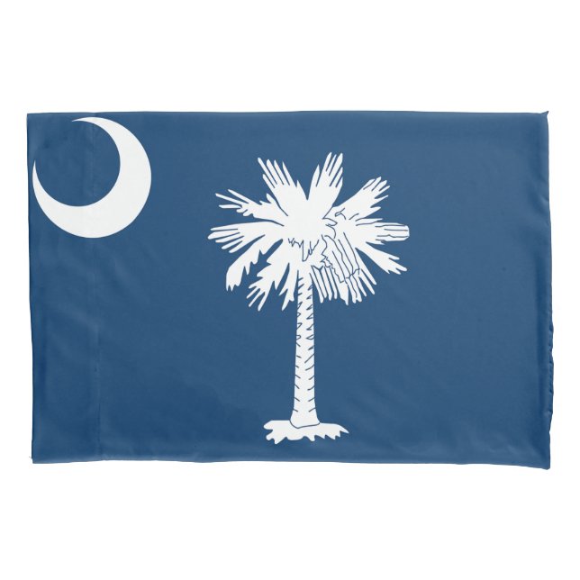 Housse D'oreillers Drapeau d'état de Caroline du Sud Imprimer Patriot (devant)