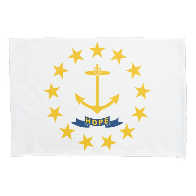 Housse D'oreillers Drapeau d'État de Rhode Island (devant)