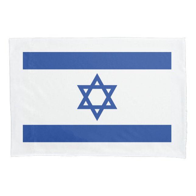 Housse D'oreillers Drapeau d'Israël drapeau personnalisé oreiller (devant)