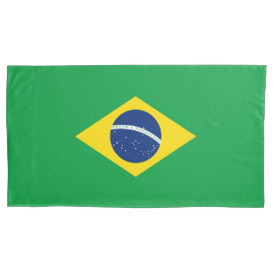 Housse D'oreillers Drapeau du Brésil