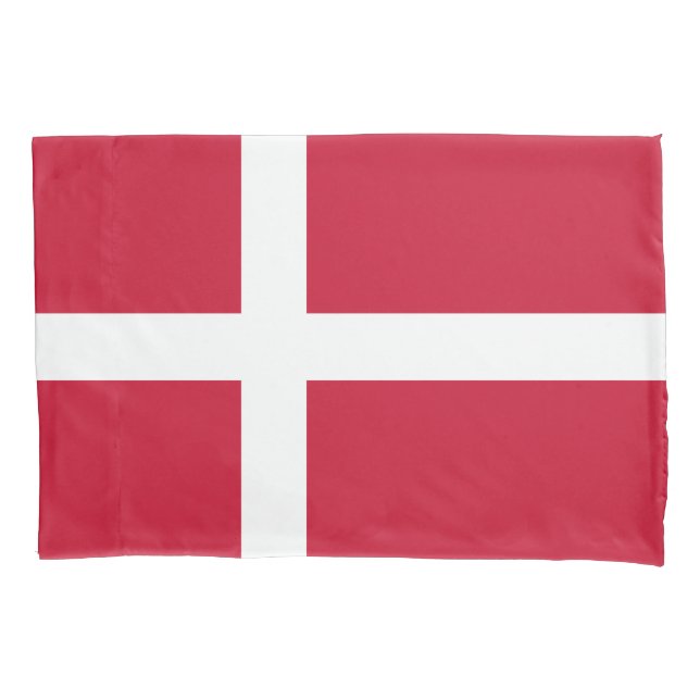 Housse D'oreillers Drapeau du Danemark (devant)
